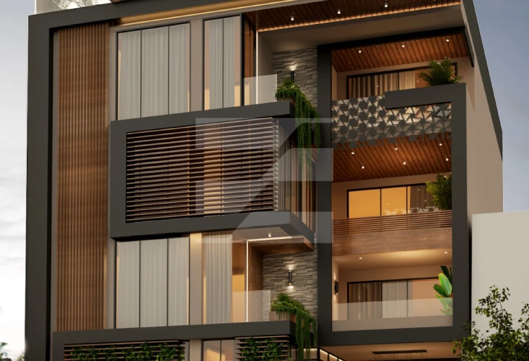 نورپردازی نمای مدرن