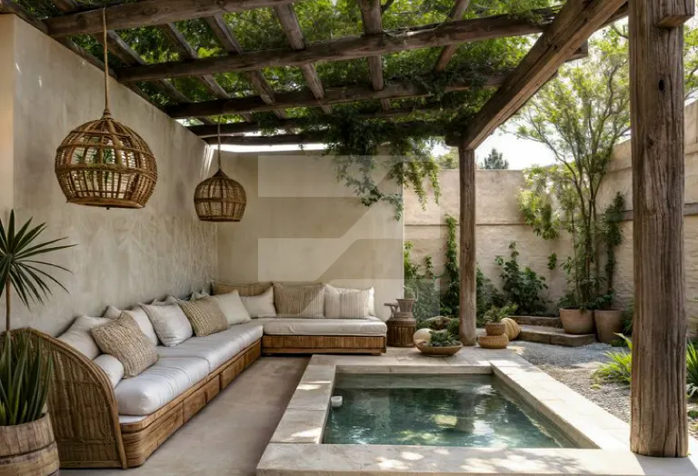 حیاط سازی مدیترانه ای