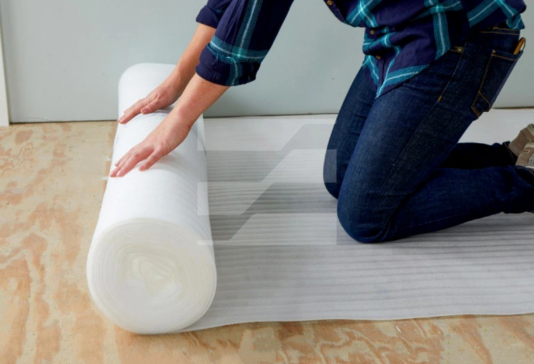 نصب فوم سایلنت کفپوش لمینت