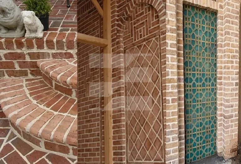 کاربرد آجر قزاقی